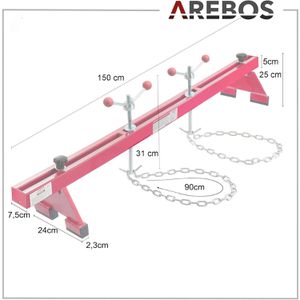 Produktbild für Motorbrücke Arebos AR-HE-MB500
