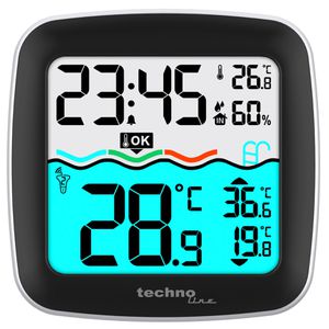 Produktbild für Poolthermometer Technoline WS 9059, Funk, Set