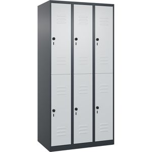 Produktbild für Spind CP-Möbel Classic PLUS, lichtgrau