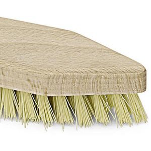 Produktbild für Scheuerbürste Nölle Fibre-Ersatz, spitz-rund, Holz