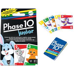 Produktbild für Kartenspiel Mattel GXX06, Phase 10 Junior