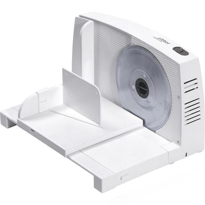 Ritter Allesschneider Markant 01, elektrisch, 65W, aus Kunststoff, weiß, Schnittbreite 0