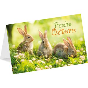 Produktbild für Osterkarten LUMA Drei Hasen