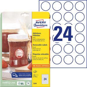 Universaletiketten Zweckform 5080, weiß