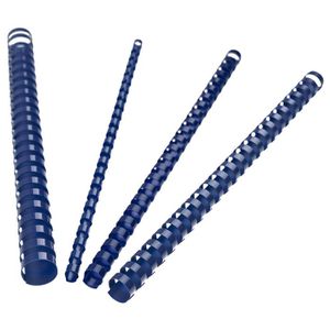 DIN A4 21 Ringe blau 12 mm Fellowes Plastikbinderücken DIN A4 21 Ringe blau 12 mm Fellowes Plastikbinderücken