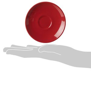 Produktbild für Untertasse Ritzenhoff&amp;Breker Doppio, rot