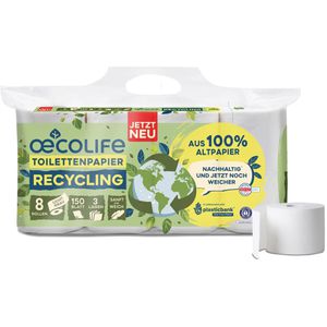 Produktbild für Toilettenpapier Oecolife