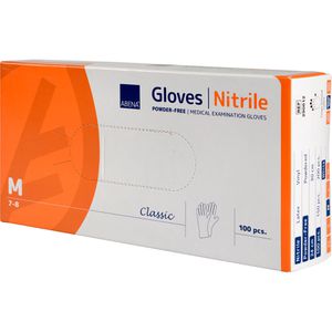 Produktbild für Einmalhandschuhe Abena Classic, weiß, 100 Stück