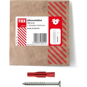 Produktbild für Schrauben-Dübel-Set Tox 010601021, Tri 5/31 + S