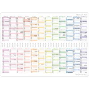 Produktbild für Tischkalender Häfft 9955-0, Rainbow, Jahr 2026