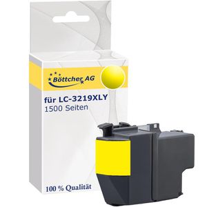 Produktbild für Tinte Böttcher-AG für Brother LC-3219XLY