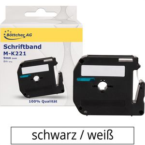 Schriftband Böttcher-AG für Brother M-K221, 9mm