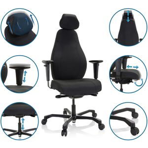 Produktbild für Bürostuhl hJh-OFFICE RESISTIO XXL, 608917