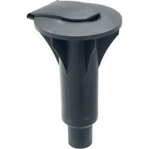 Produktbild für Bodenhülse Brabantia 296789, schwarz, Ø 45mm