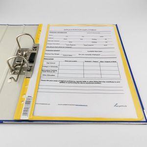 Produktbild für Schnellhefter D.RECT 009015, A4, gelb