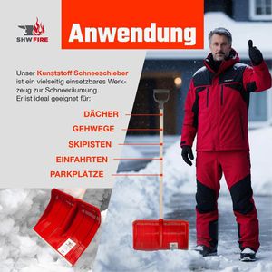 Produktbild für Schneeschieber SHW 54807, mit D-Griff