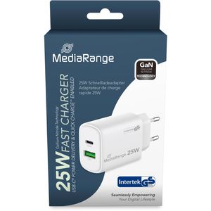 Produktbild für USB-Ladegerät MediaRange MRMA112-2, 25 Watt