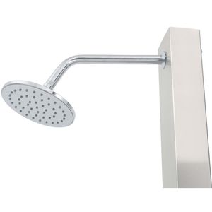 Produktbild für Gartendusche vidaXL 48198, Gerade, Kaltwasserdusche, silber