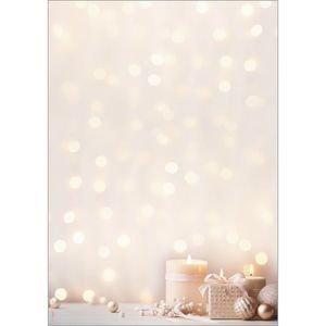 Produktbild für Weihnachtsbriefpapier Sigel DP634, Golden Glow