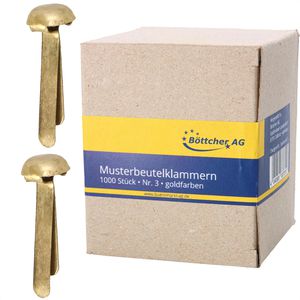 Musterbeutelklammern Böttcher-AG Ø 7mm