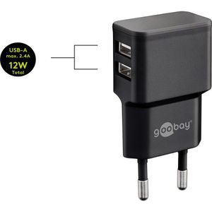 Produktbild für USB-Ladegerät Goobay 44951, 12 Watt