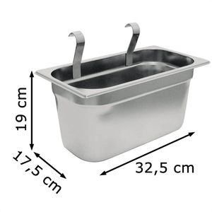Produktbild für Bestecksammler APS 11978, GN 1/3, aus Edelstahl