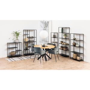Produktbild für Bücherregal AC-Design Newcastle, schwarz
