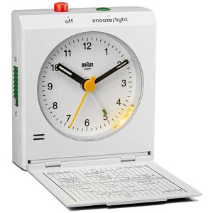 Produktbild für Wecker Braun BC05W weiß, analog