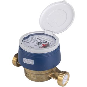 Produktbild für Wasserzähler SPEWA 100265, aus Messing, 2026 geeicht, 3/4 Zoll