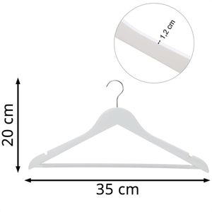 Produktbild für Kleiderbügel Songmics CRW06W-20, aus Ahornholz