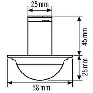 Produktbild für Bewegungsmelder Esylux MD-C 360i/12 mini PIR