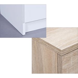 Produktbild für Sideboard Inter-Link Westphalen 6, aus Holz, weiß