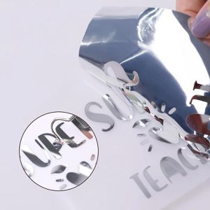 Produktbild für Vinylfolie LOKLiK Permanent, silber