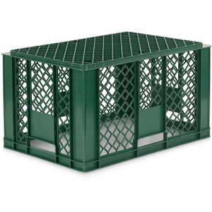Produktbild für Eurobox Alpha-Paletten grün, 61 Liter, lebensmittelecht