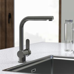 Produktbild für Küchenarmatur Schütte London, graphit matt