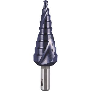 Produktbild für Stufenbohrer RUKO 101026FRO, Set, HSS-TiAlN-Stahl
