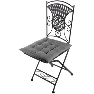 Produktbild für Stuhlkissen Zollner MALI, graphit, für Innen