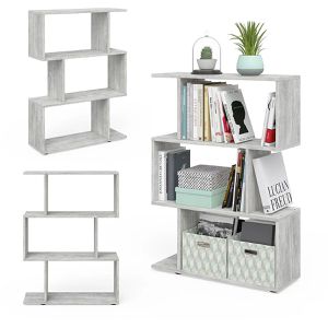 Produktbild für Bücherregal Vicco Levio, grau