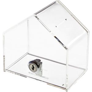 Produktbild für Spendenbox HMF 46911 Spendenhaus, Acryl, transparent