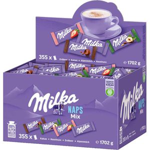 Minischokolade Milka Naps Mix
