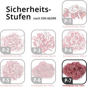 Produktbild für Aktenvernichter Ideal 2604 SMC, 26047111, weiß, mit Rollen