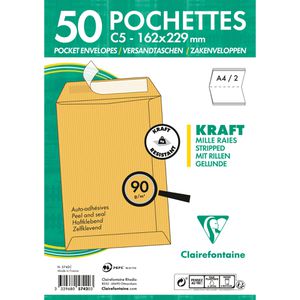 Produktbild für Versandtaschen Clairefontaine 5742C, braun, C5