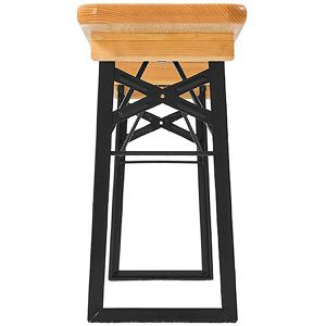 Produktbild für Bierzeltgarnitur RUKU1952 SW10062.2 Fichte/schwarz