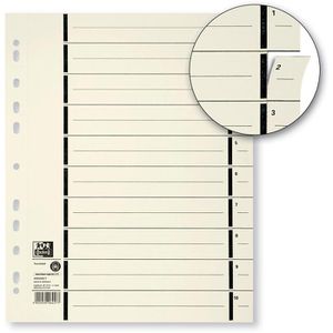 Produktbild für Trennblätter Oxford 400004671, mit Perforation, A4