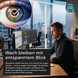 Produktbild für Stehlampe Luxula LX700133, LED, weiß, 194 cm
