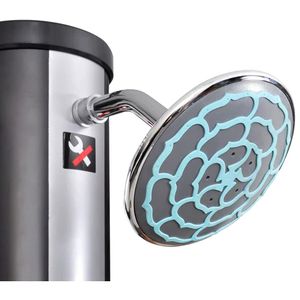 Produktbild für Gartendusche vidaXL 92391, Solardusche, bis 60 °C, silber