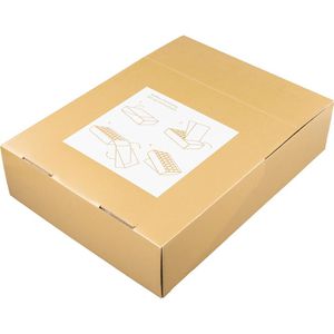 Produktbild für Geschenkschleife Präsent silber / gold Glitter