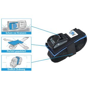 Produktbild für Spanngurt valonic SG-001-235, schwarz, mit Klemmschloss