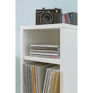 Produktbild für CD-Regal Wohnling WL5.836, weiß