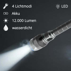 Produktbild für Taschenlampe Ledino Mockau, LED, aufladbar